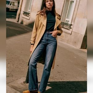 Sezane Serge Jeans. Fr size 36/more like size 2